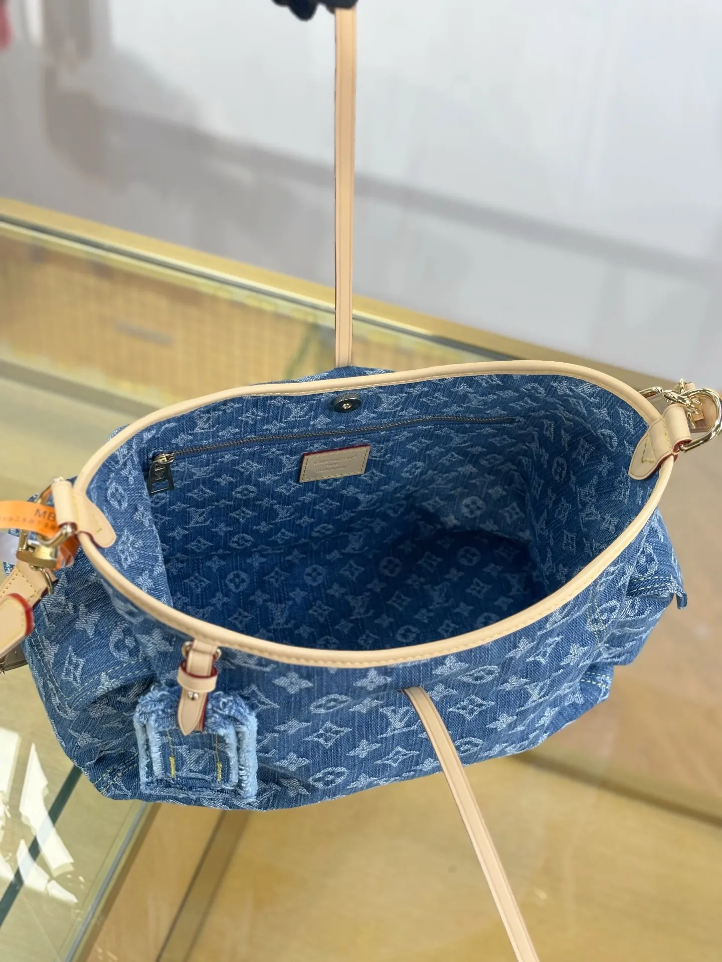CarryAll 藍色 CARG 腋下包 復古腋下背款
