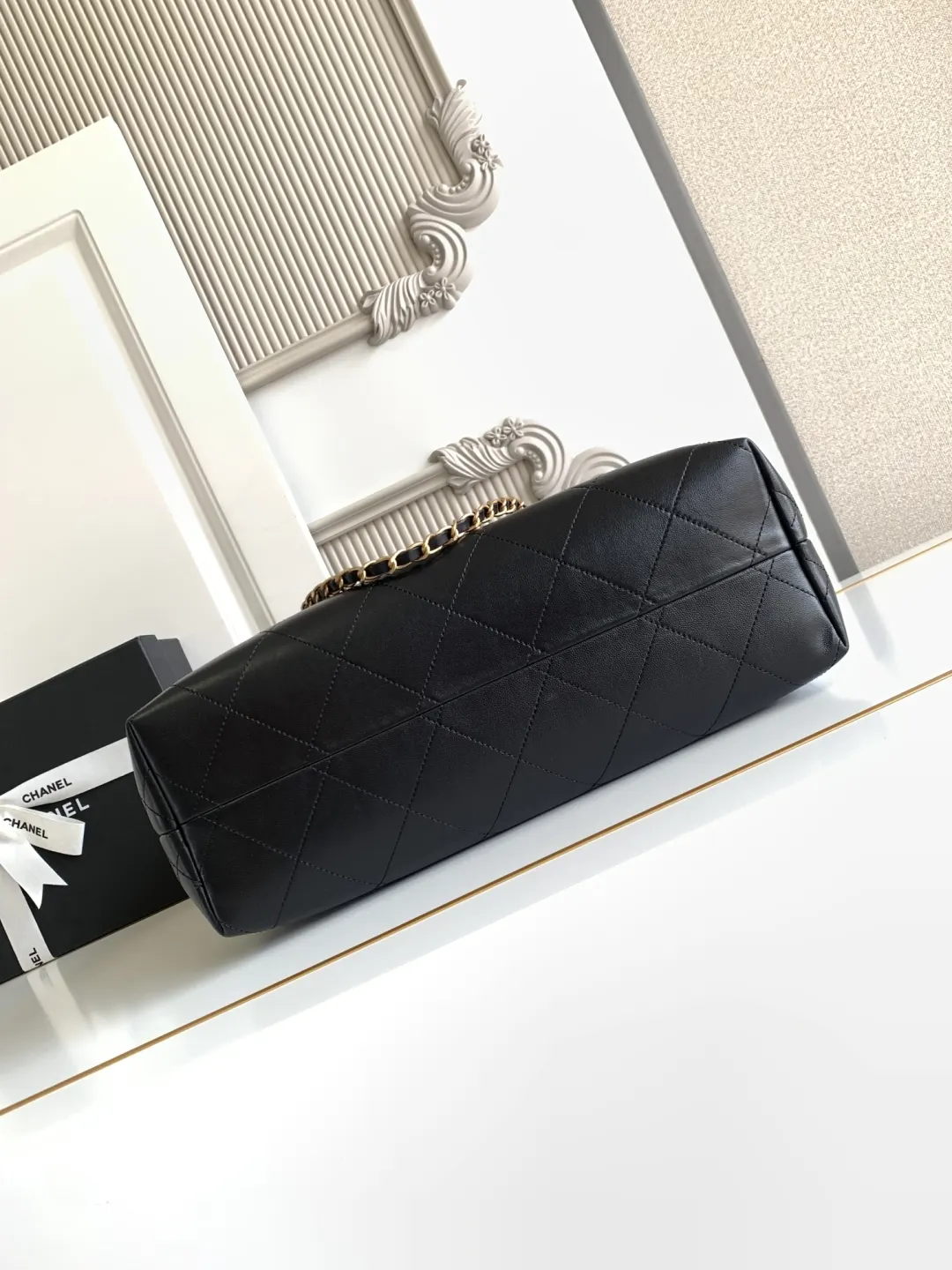 CHANEL 拼色 麂皮 托特包 大容量托特款