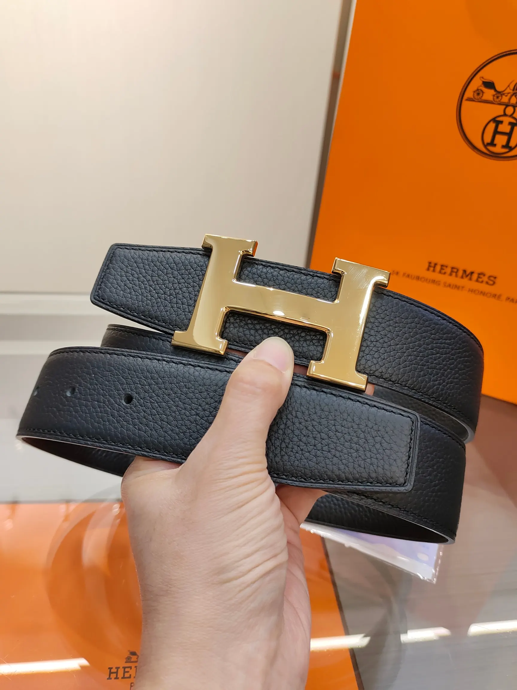 Hermès Leather Belt Fine Accessories