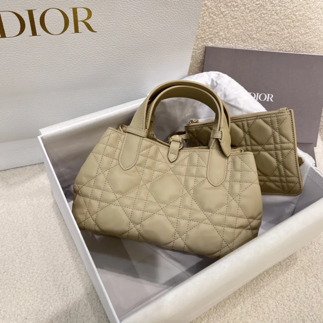 Dior 牛皮手袋 手提斜挎 复古