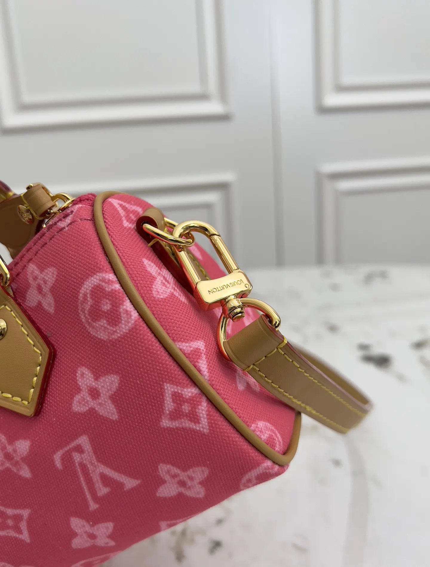 Louis Vuitton Speedy 棕色 Monogram 手提包