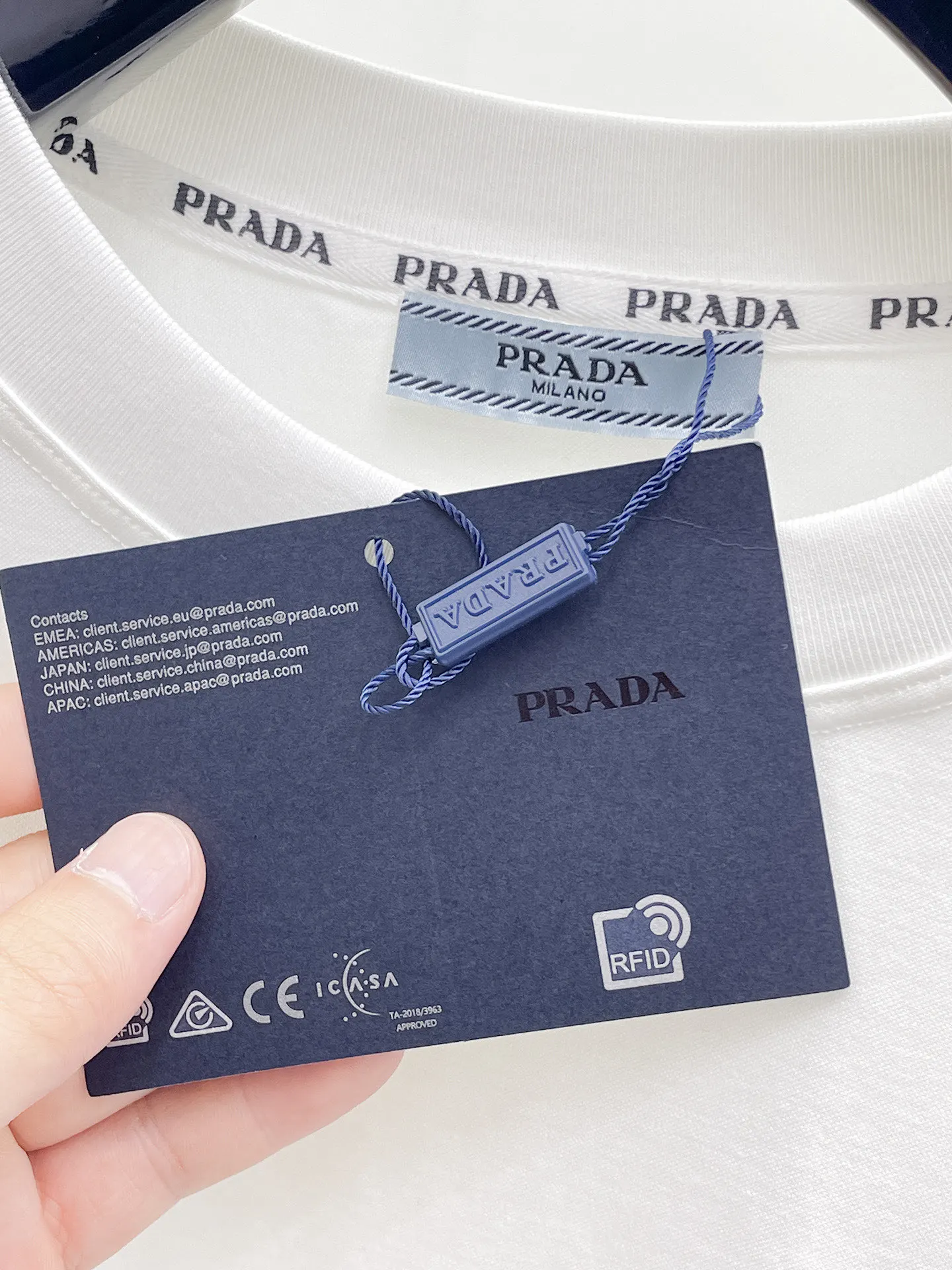 Prada 马年贺岁 棉质 Logo 短袖T恤