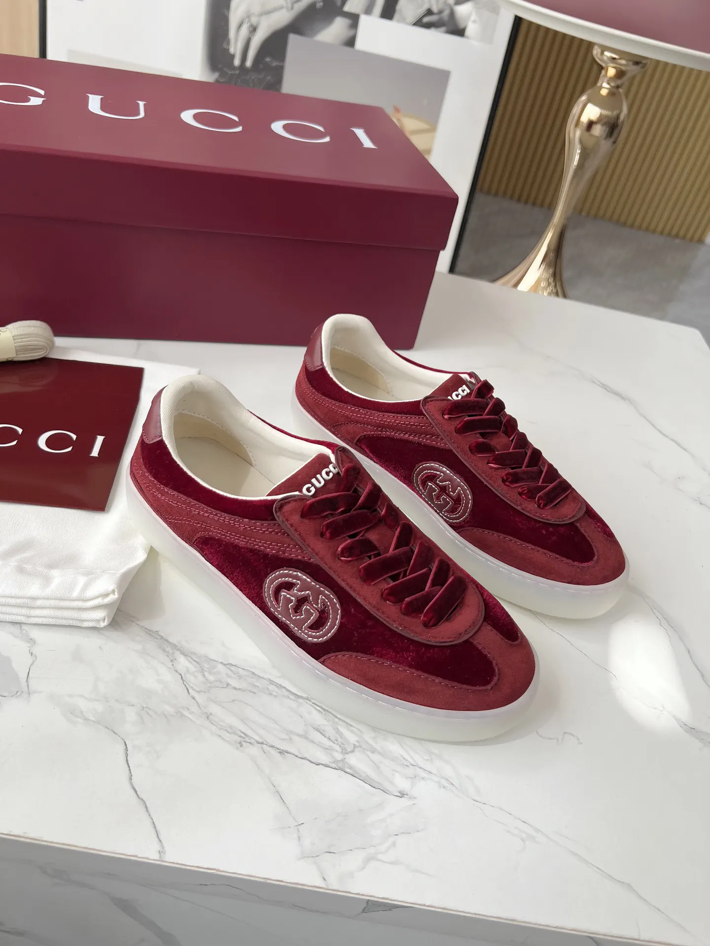 Gucci Logo休闲运动鞋