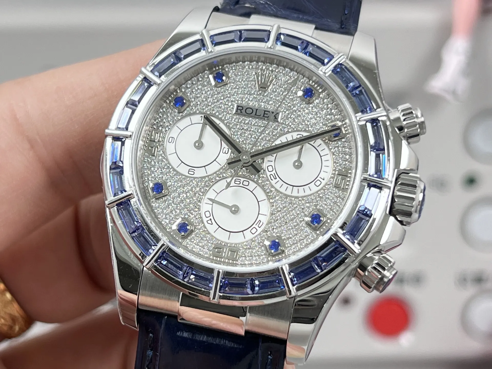 Rolex 鳄鱼皮 劳力士 蓝宝石迪通拿 改装案例 手表 经典腕表款