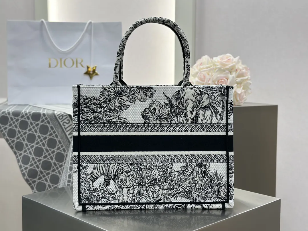 拼色 中号托特 印度风情黑白 托特包 大容量托特款