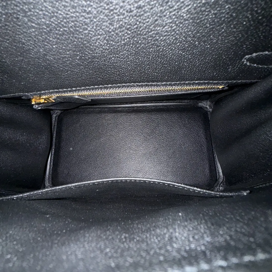 Hermès Birkin 黑色 Togo牛皮 手提包 13cm