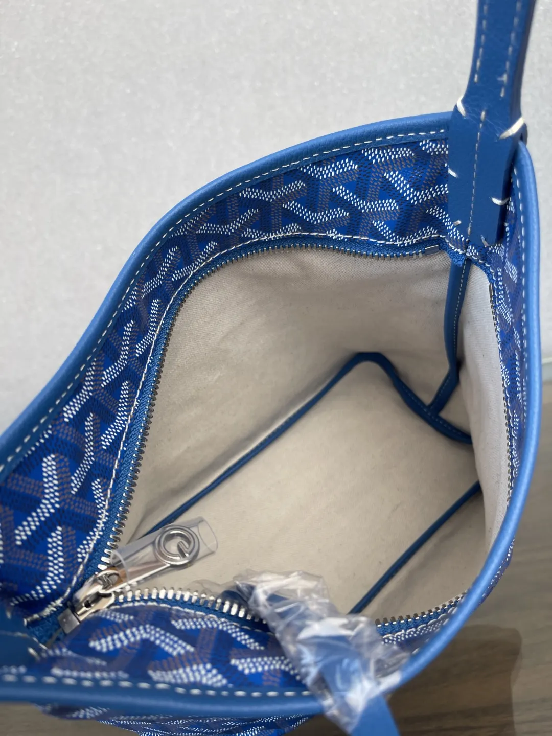 Goyard Hobo 藍色 腋下包 復古腋下背款