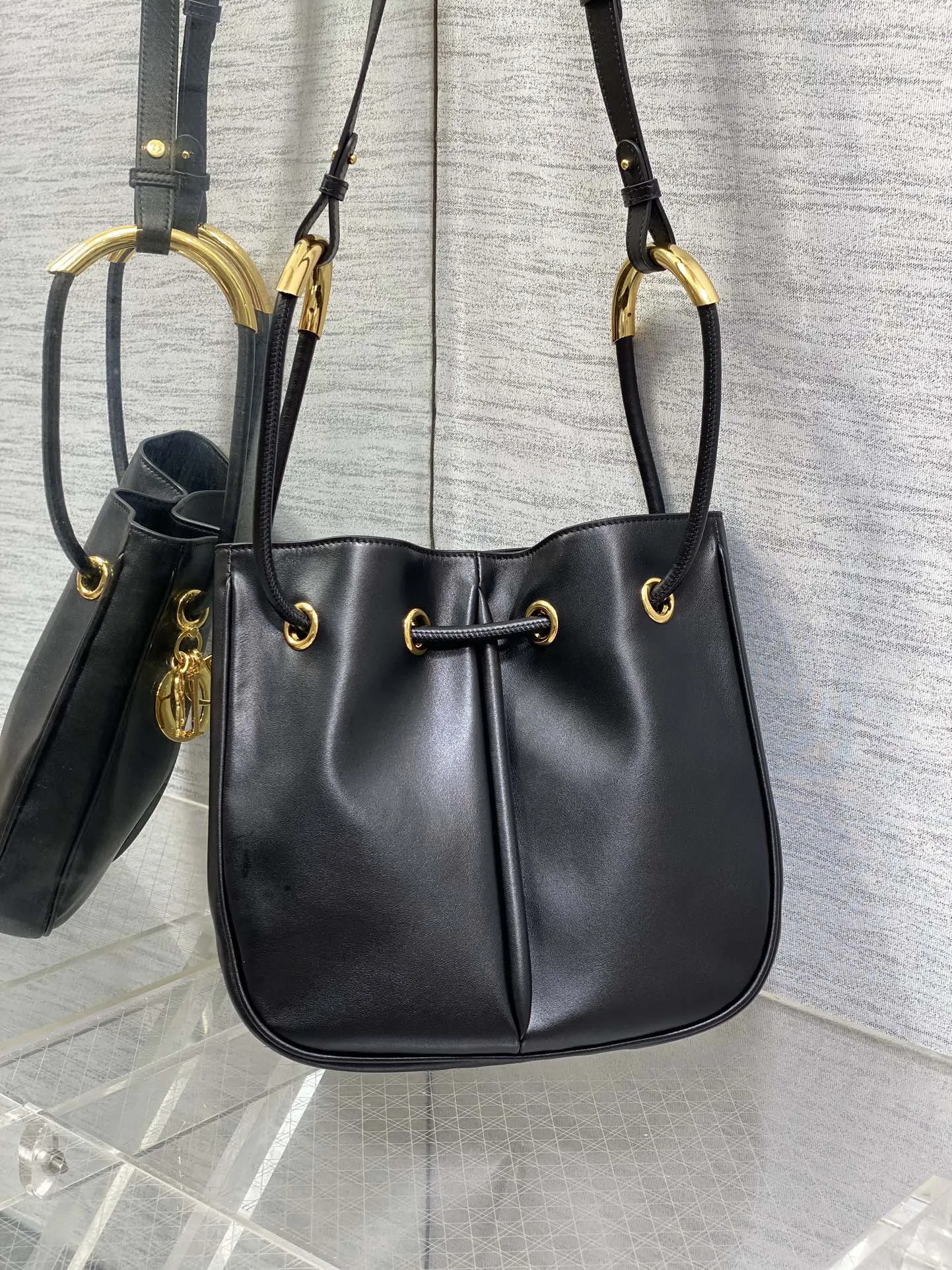 Dior Gold Leather Handbag