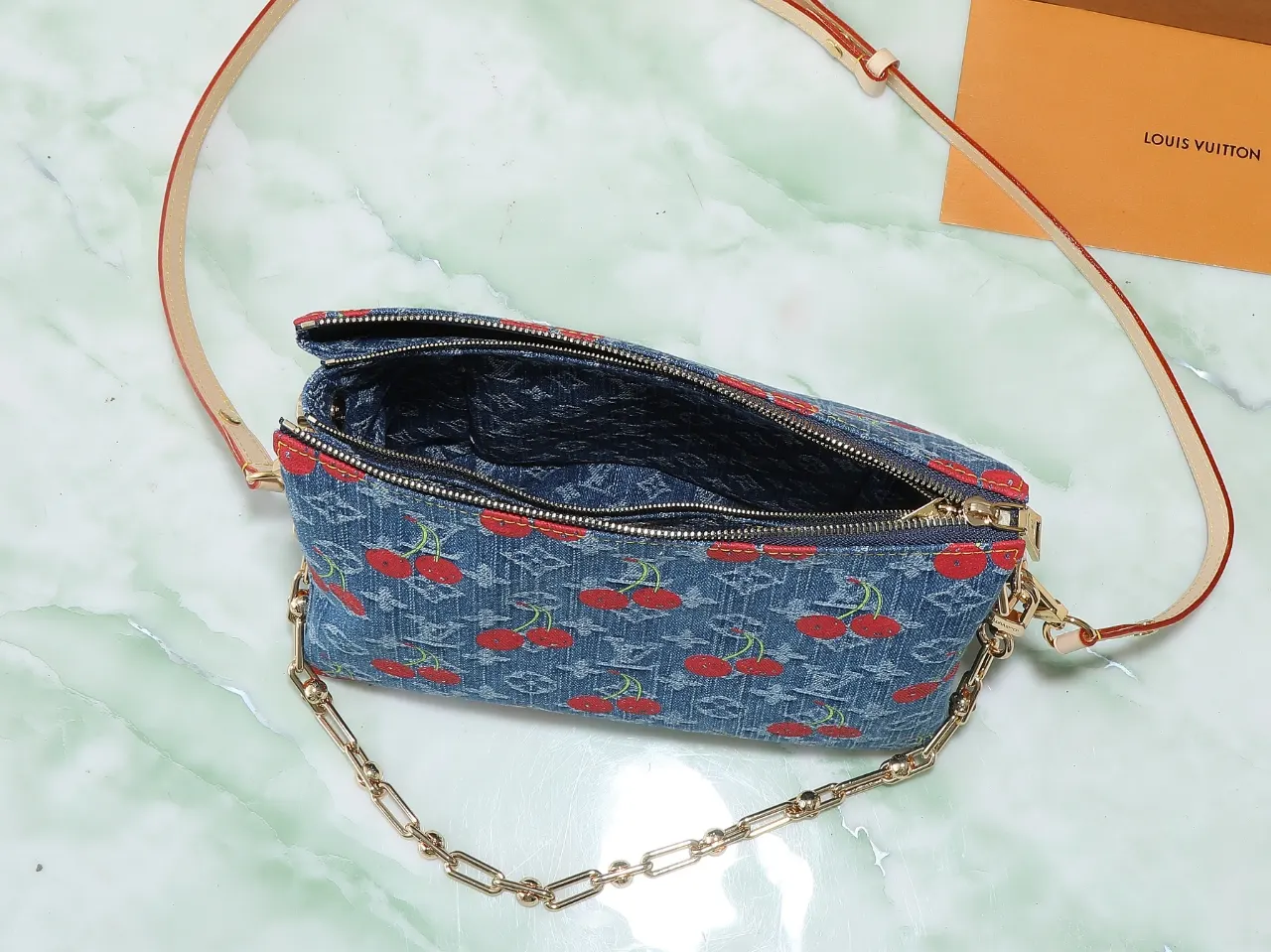 LV 牛仔 丹宁 Mo鏈條包 精致鏈條款(數字4) LV 牛仔 丹宁 Mo鏈條包 精致鏈條款(數字4)
