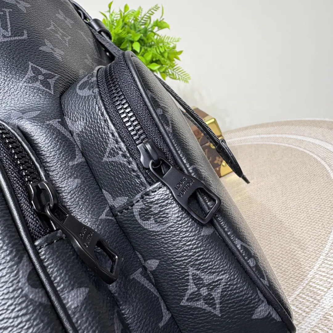 Black Gold Chain Bag Leather