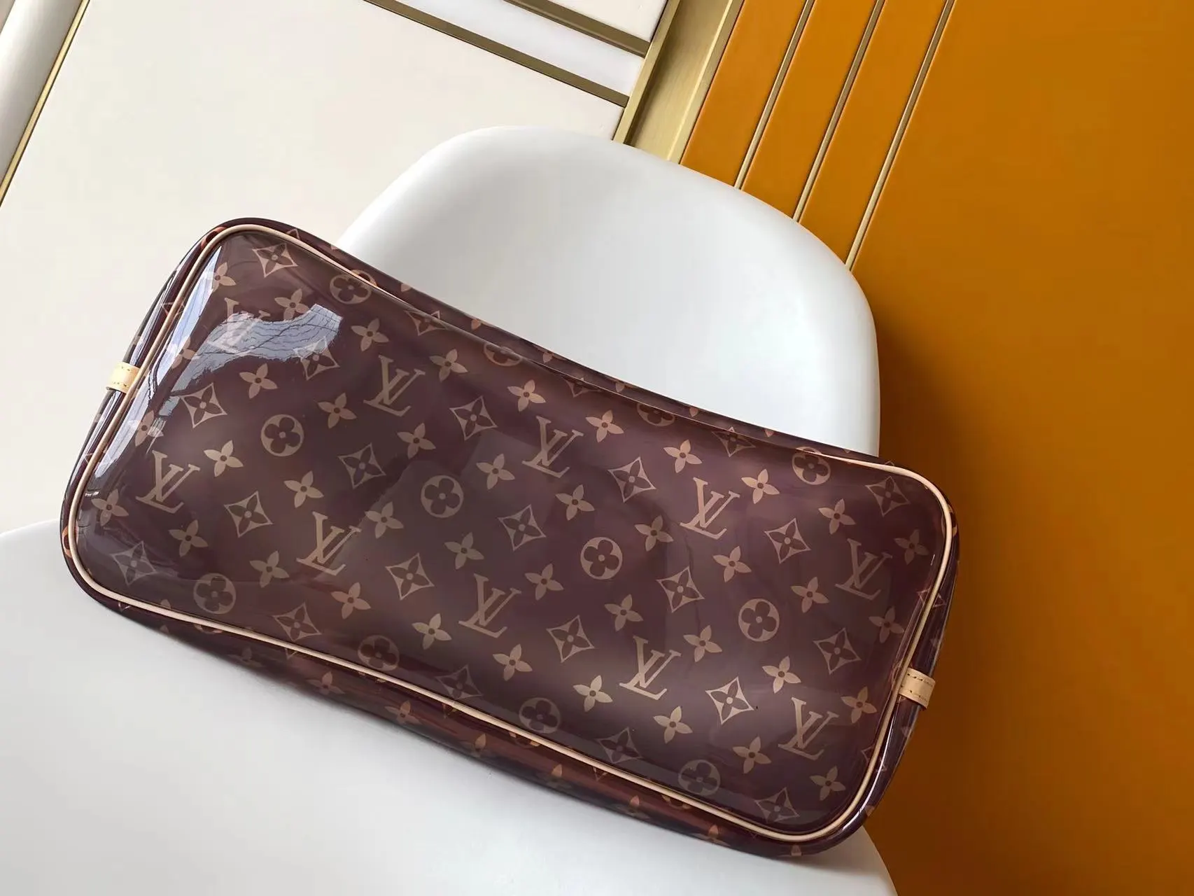 Neverfull 棕色 藍色 牛皮 托特包 大容量托特款