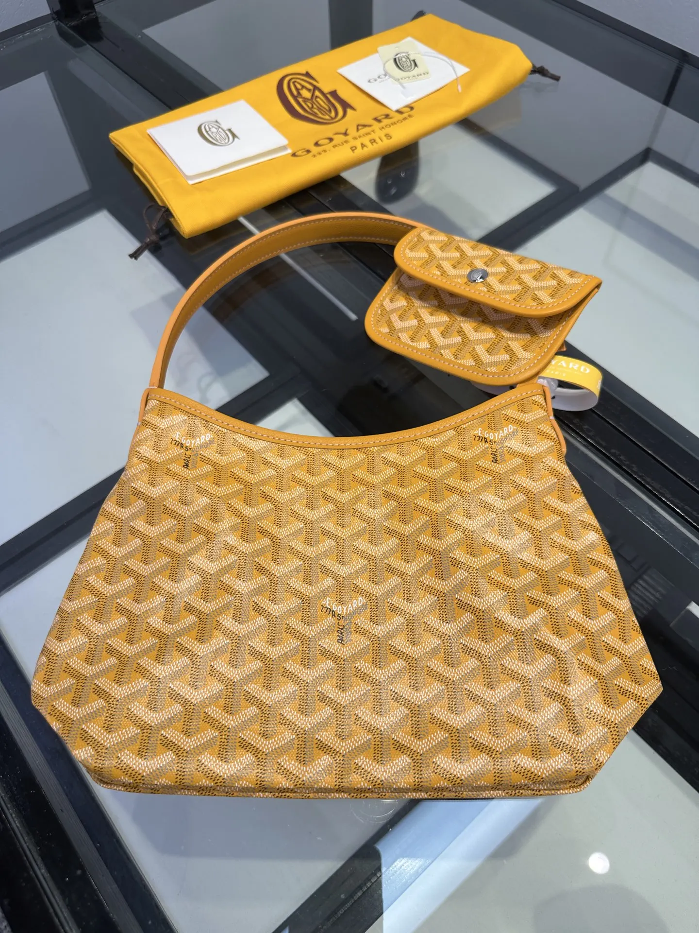 Goyard Yellow Tote Bag