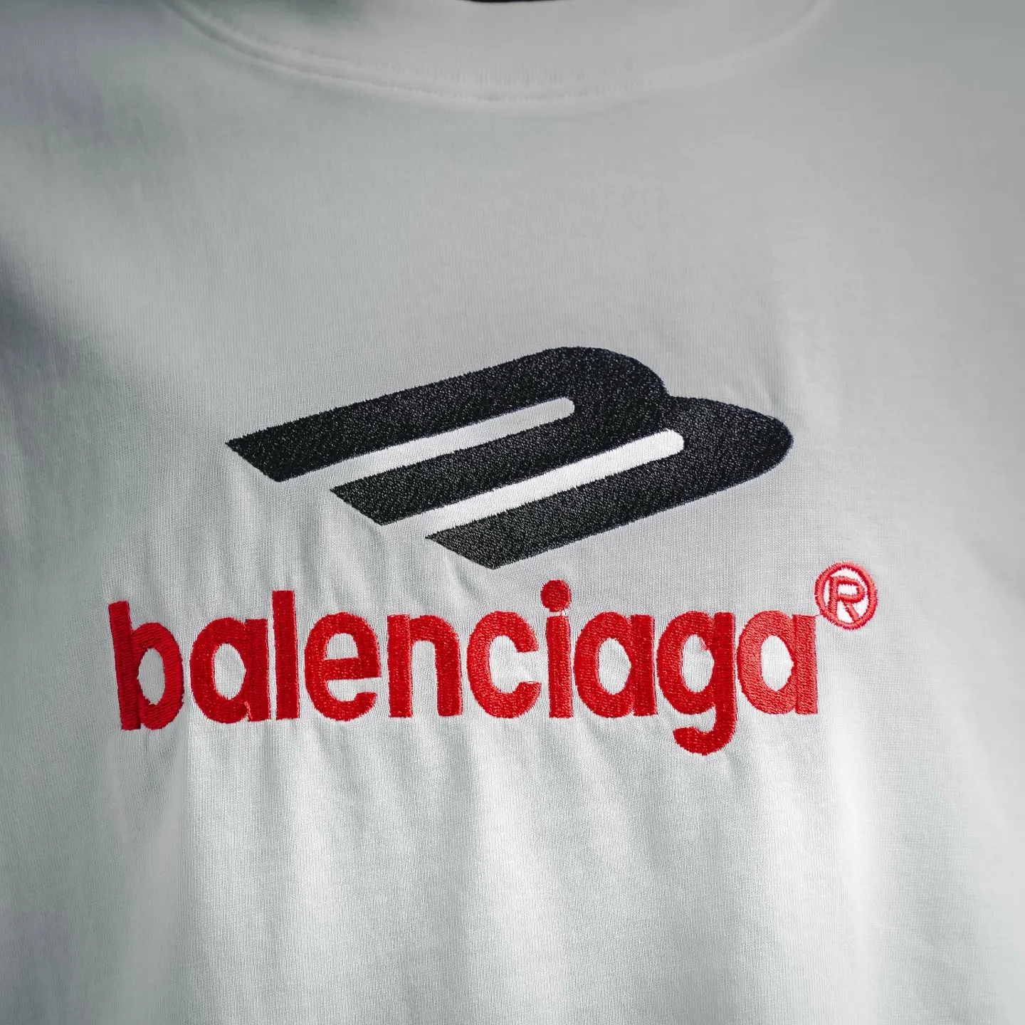 Balenciaga Cotton Logo Short Sleeve T-Shirt Street