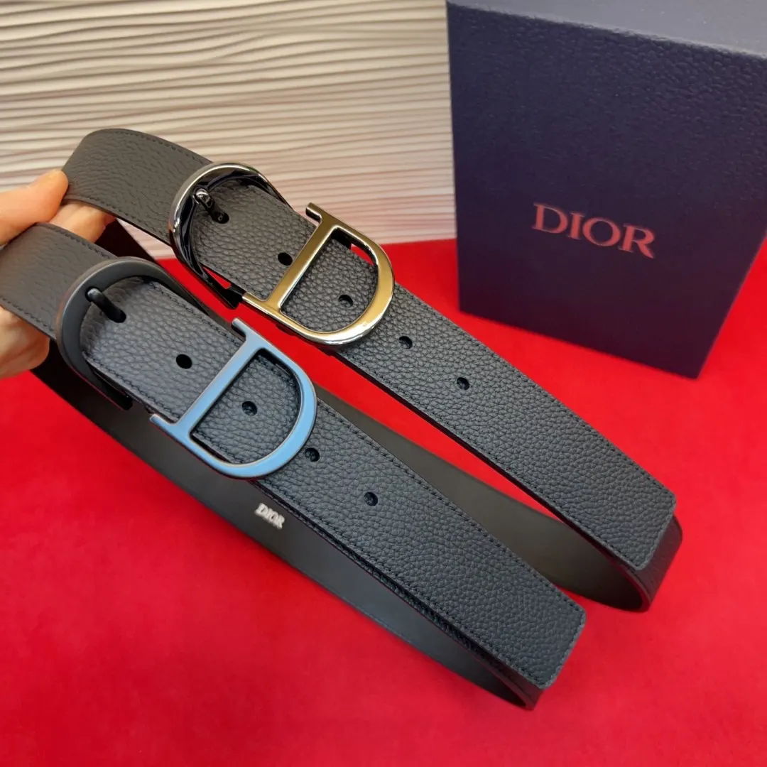 Dior 黑色牛皮包包 手提斜挎 手提包