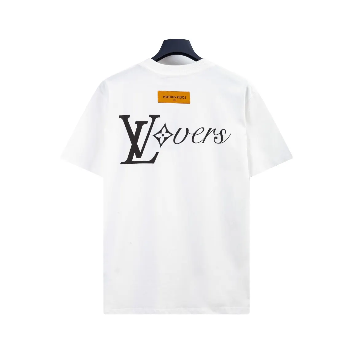 Louis Vuitton 白色 Logo 字母 短袖T恤
