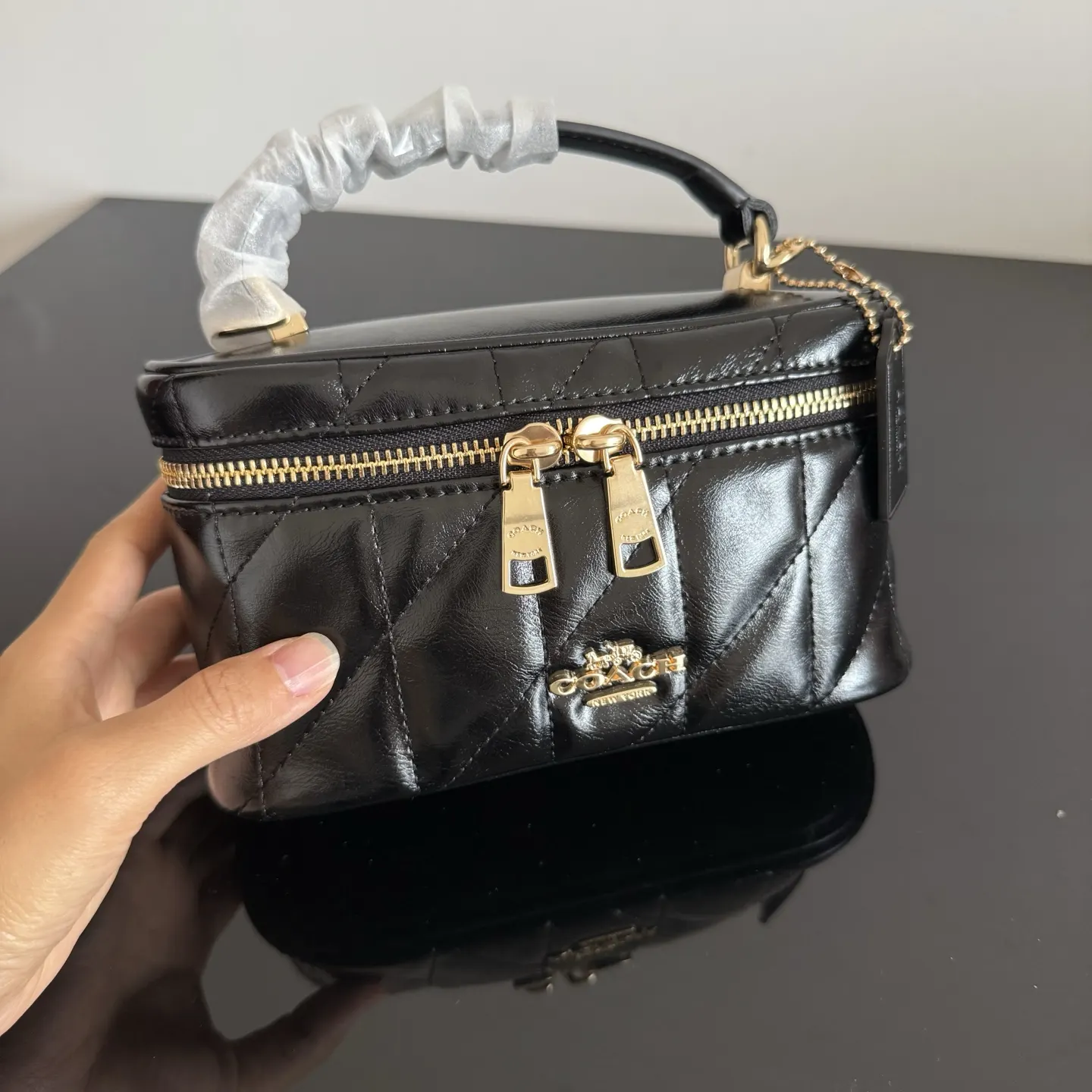 Coach 皮革 Originals 包 的材质选 化妝包 便携收納款