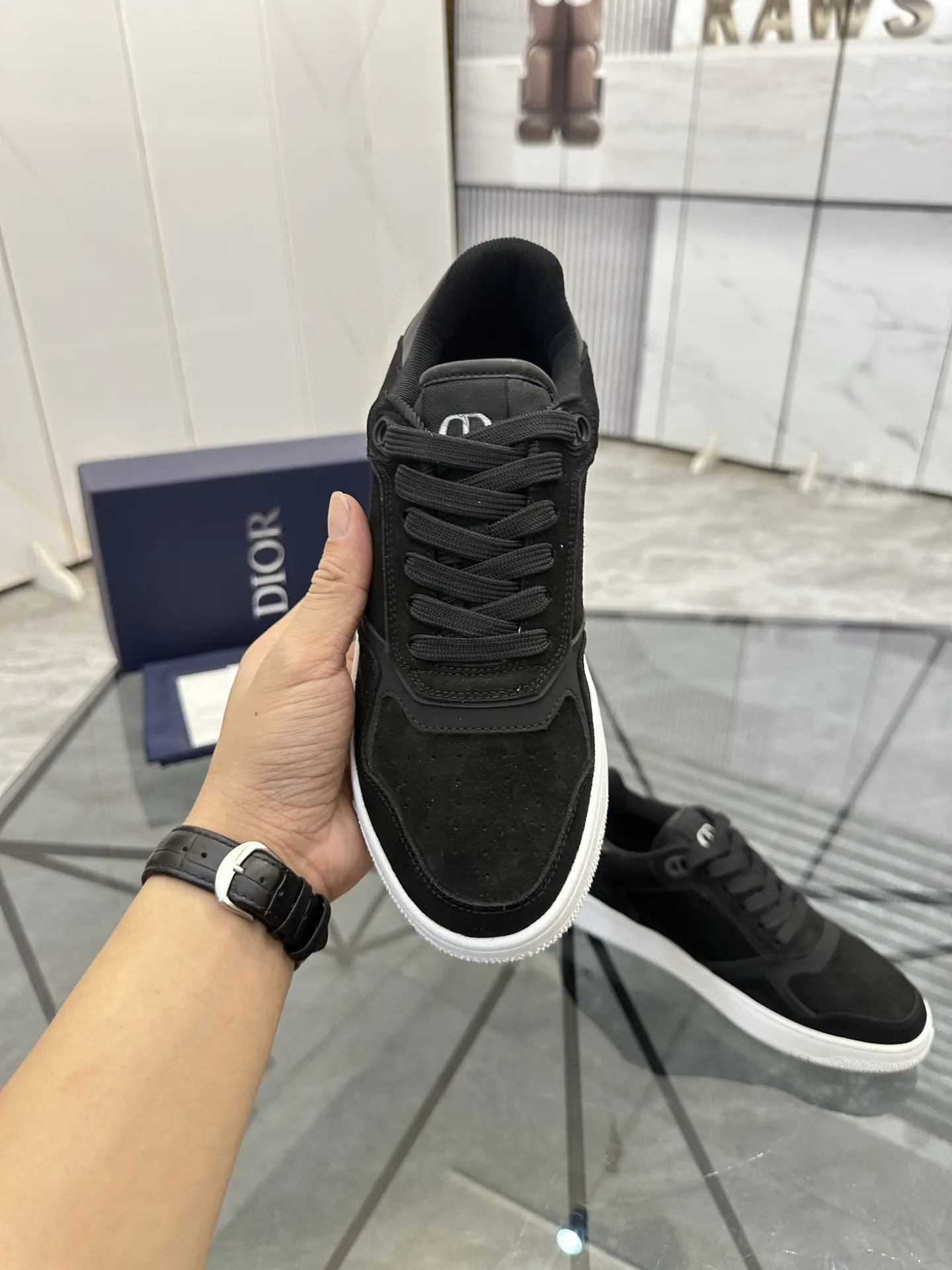 Dior 黑色低帮休闲鞋