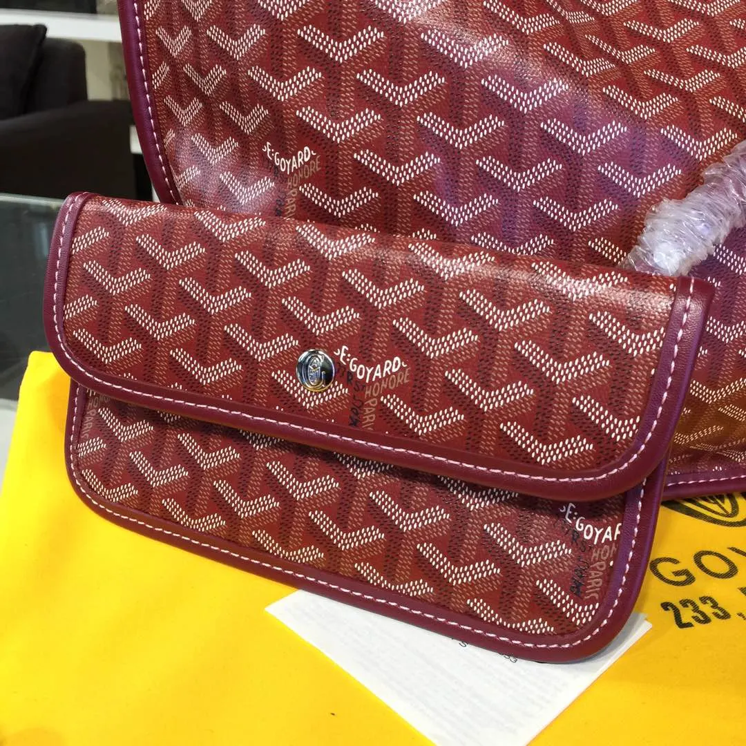 Goyard 戈雅 双面可用 充满法式优雅 订制Y字母涂鸦料 皮轻 旅行包 大容量旅行款