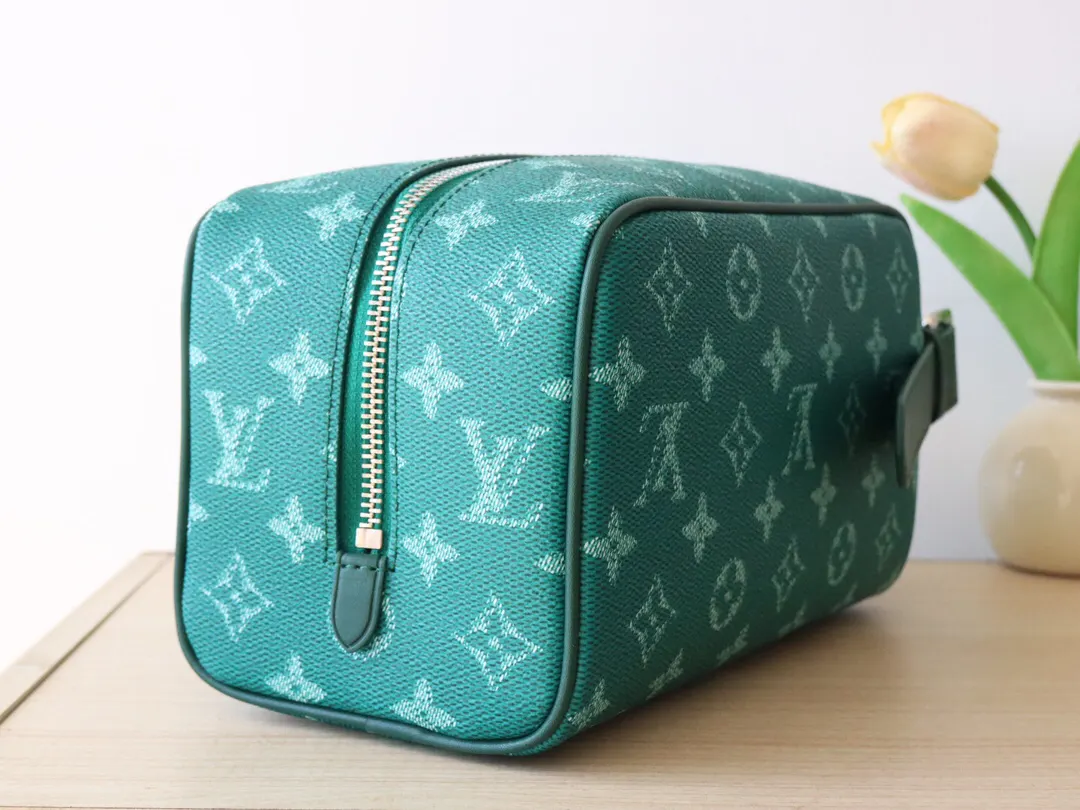 Silver Organizer Pouch Travel Canvas