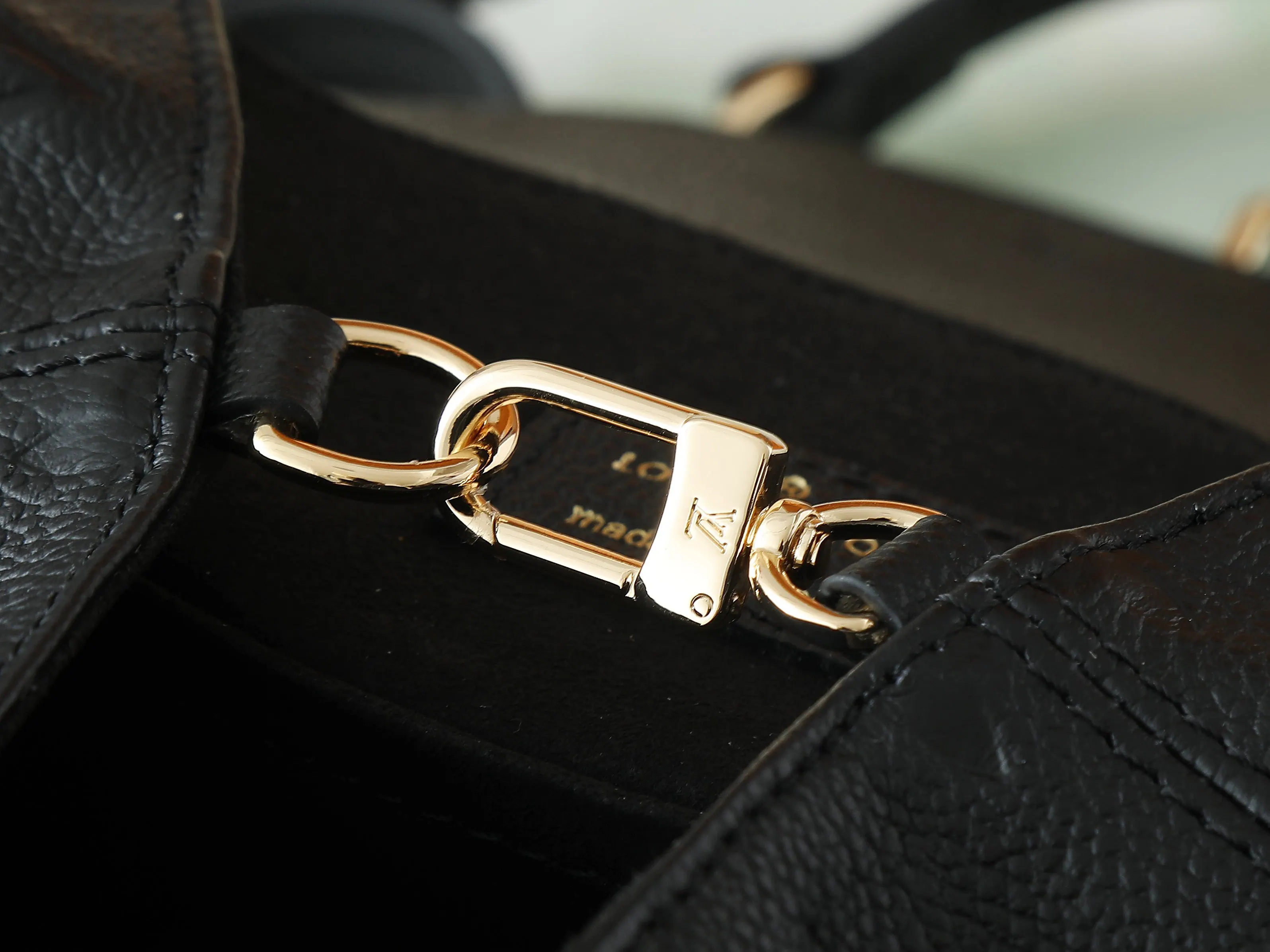 Black White Backpack Leather