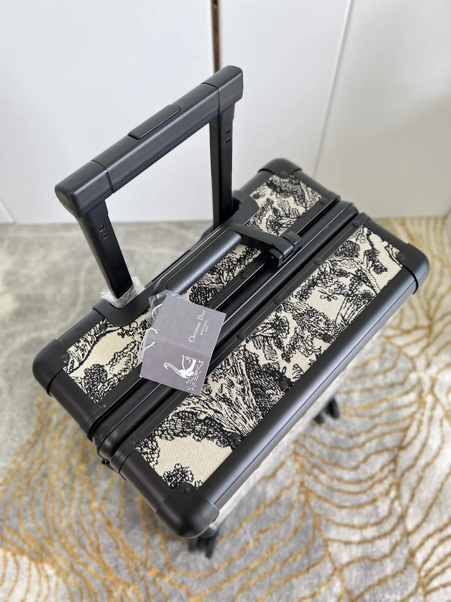 Saddle 老花 小牛皮 行李箱 旅行拉杆款 轻便出行款
