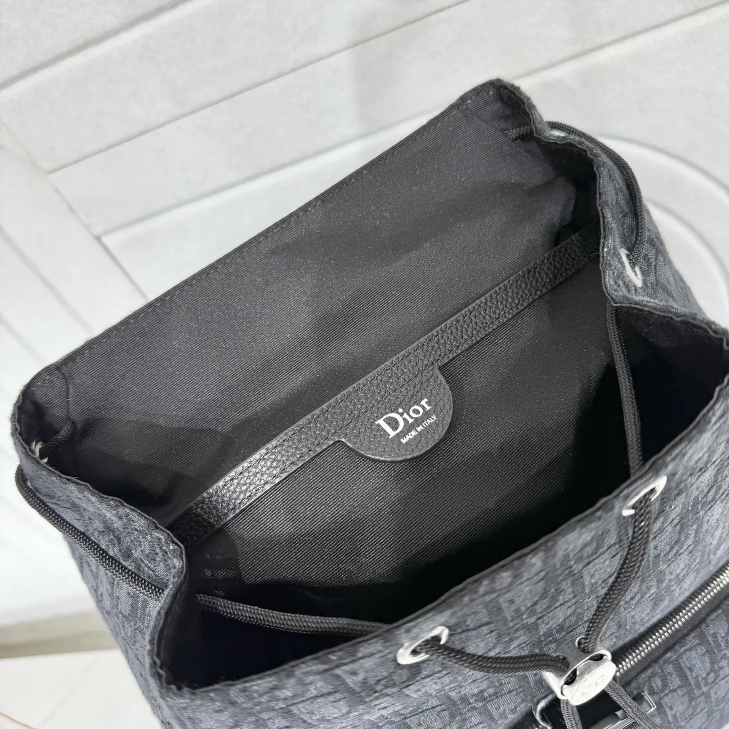 Dior Black Backpack Leather