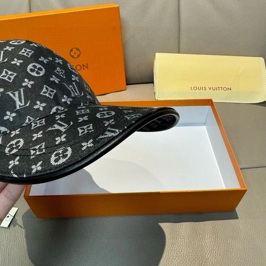 LV 提花 牛皮 棒球帽 日常休闲款