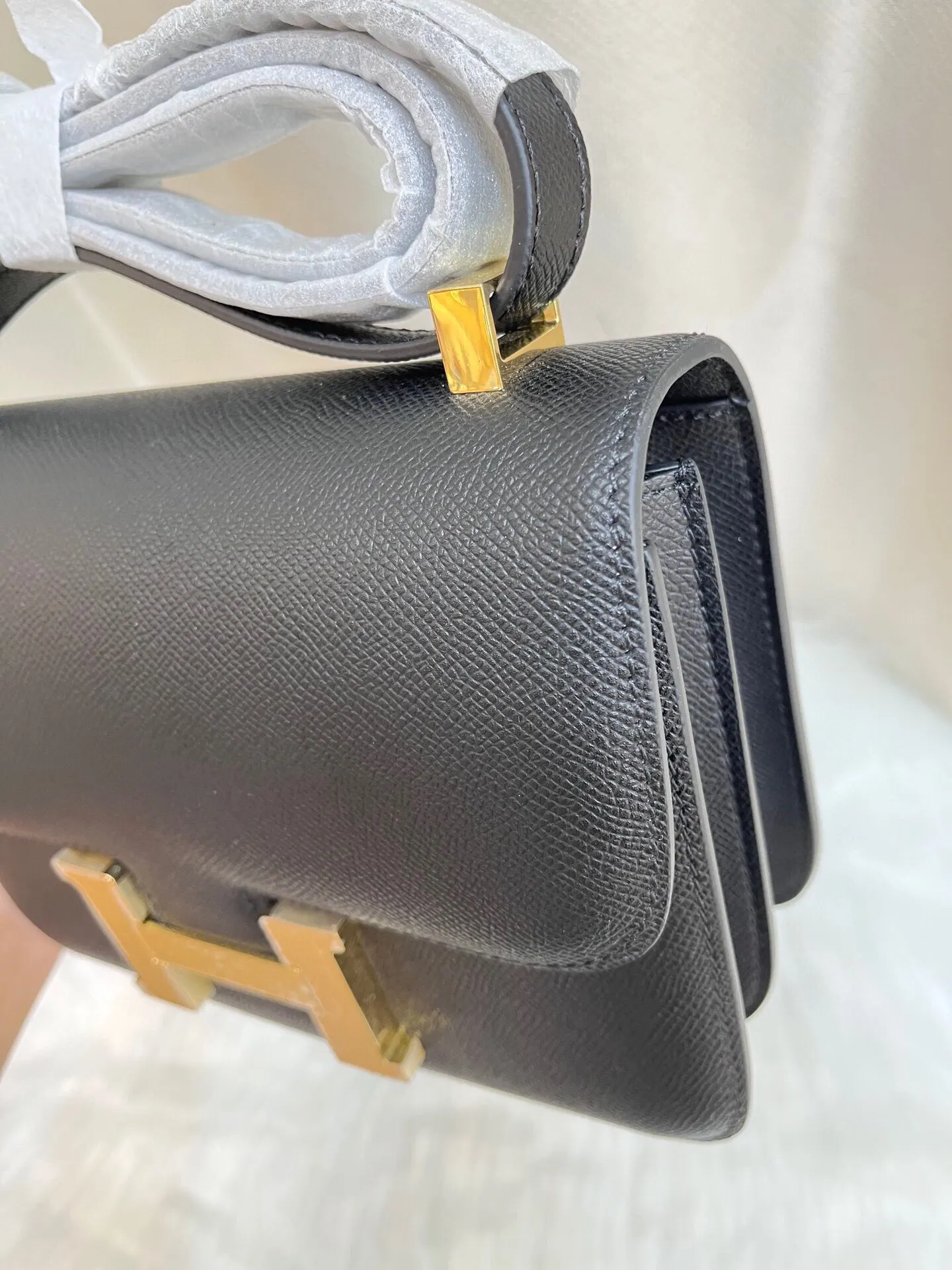Yellow Organizer Pouch Travel Leather