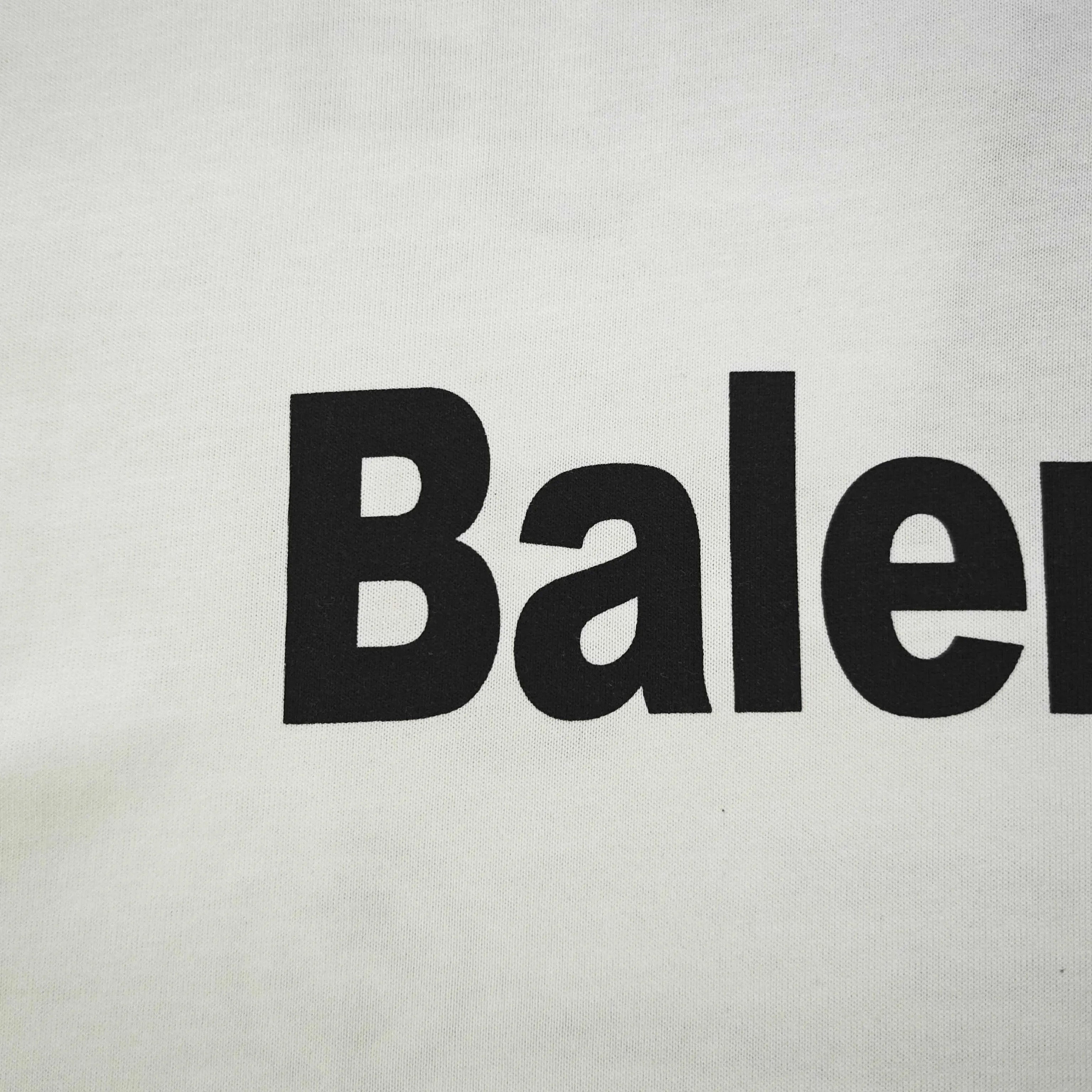 Balenciaga 黑色 纯棉 Logo 短袖T恤