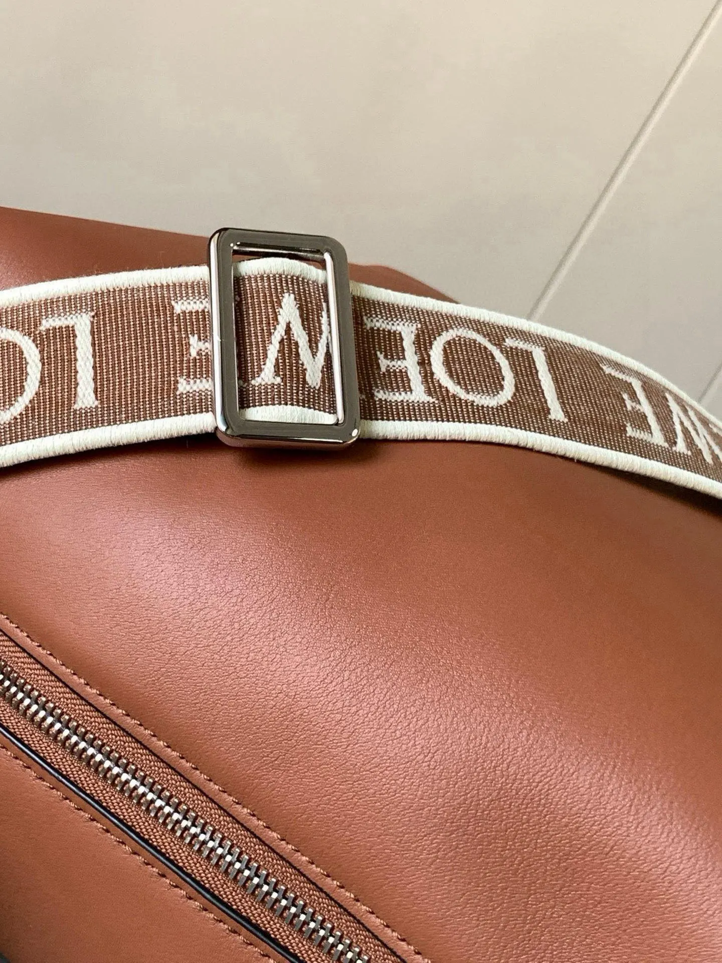 Brown Hobo Shoulder Bag Vintage Leather
