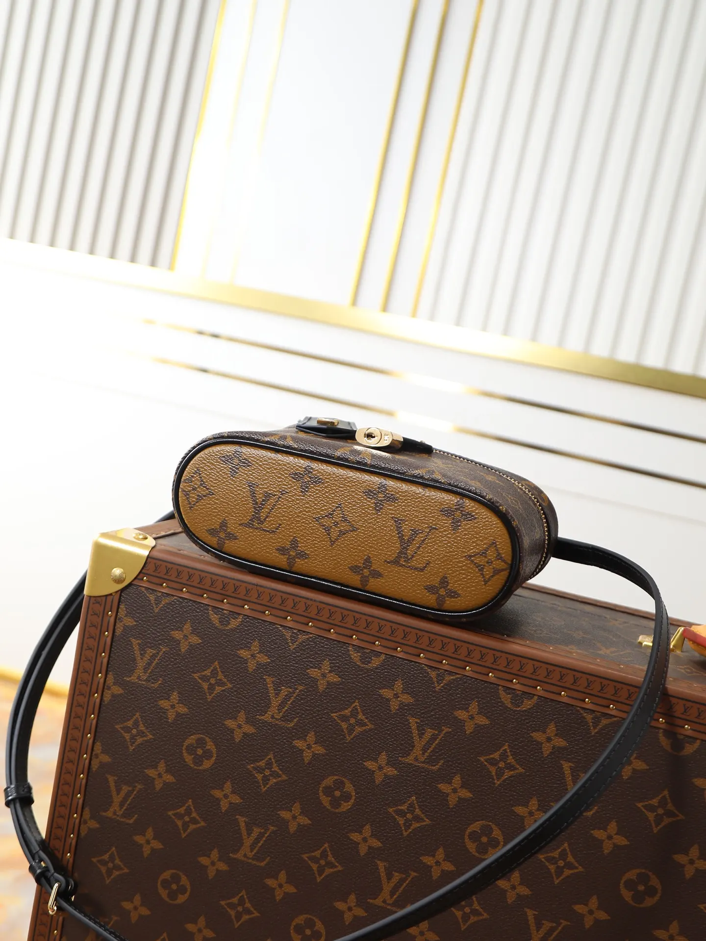Louis Vuitton Cosmetic Pouch Canvas
