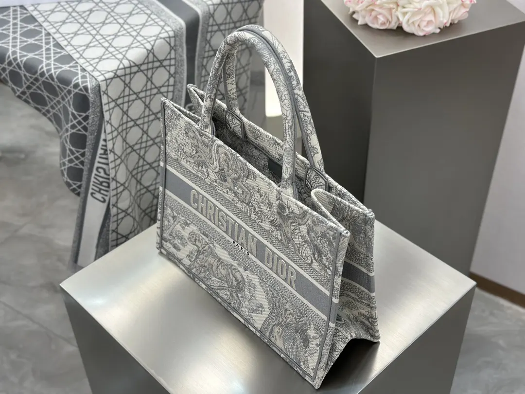 Gray Tote Bag