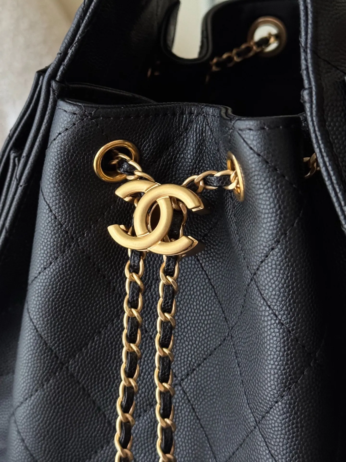 CHANEL Hobo 牛皮 腋下包 复古腋下背款