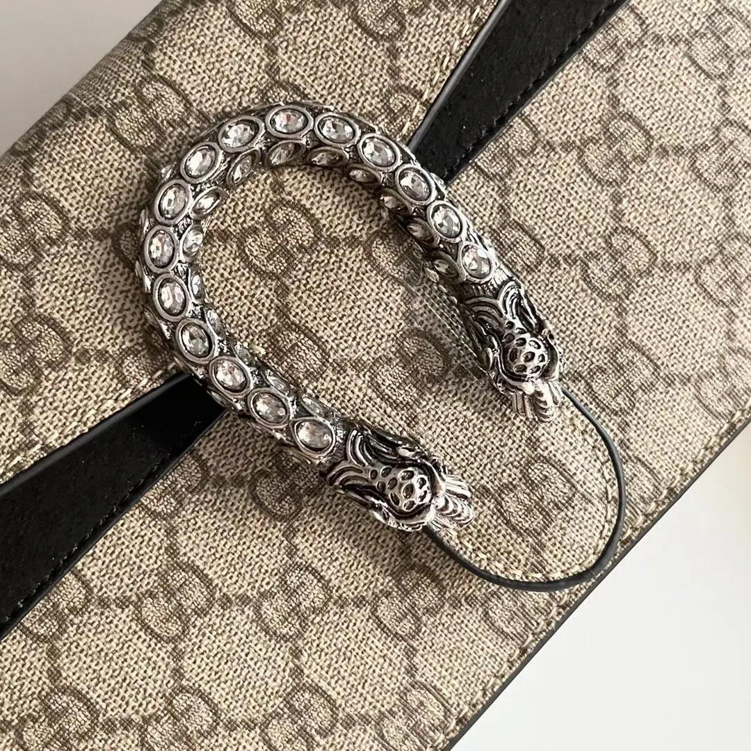 Gucci Dionysus Red Monogram Crossbody Bag Image 5 Gucci Dionysus Red Monogram Crossbody Bag Image 5