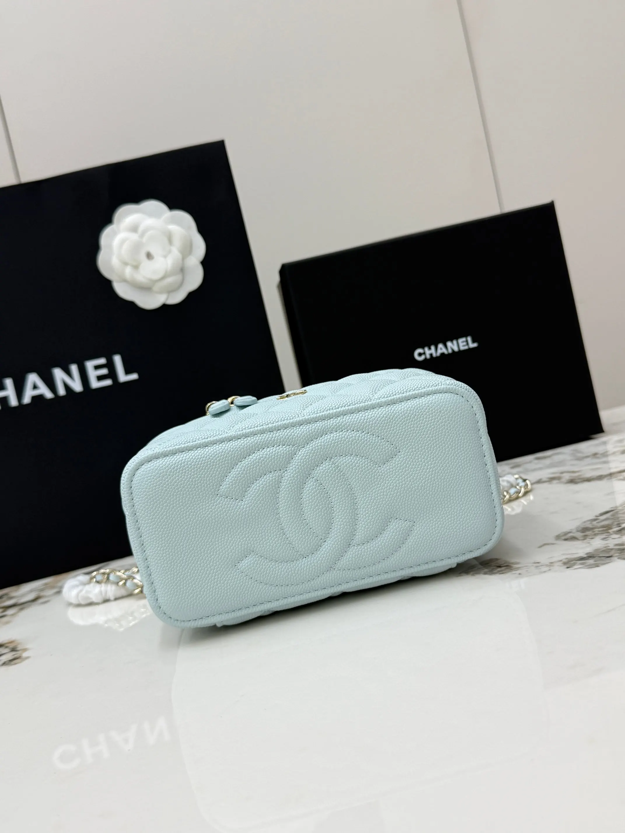 CHANEL 金色 牛皮 鏈條包 精致鏈條款
