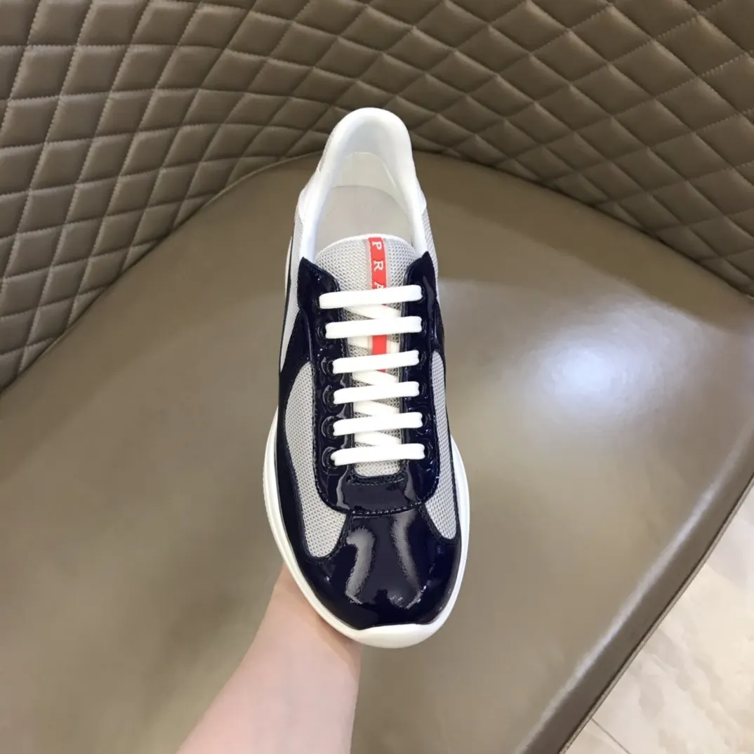 Prada 牛皮 漆皮 运动鞋 休闲运动
