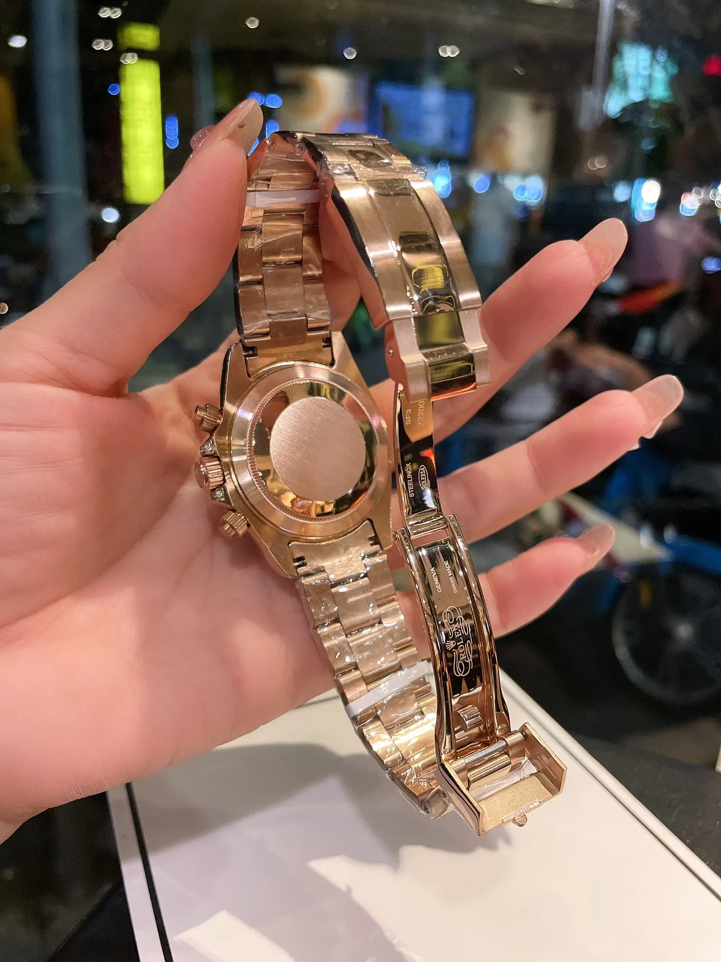Rolex 元 高端 全新劳力士迪通拿彩虹款 手表 经典腕表款