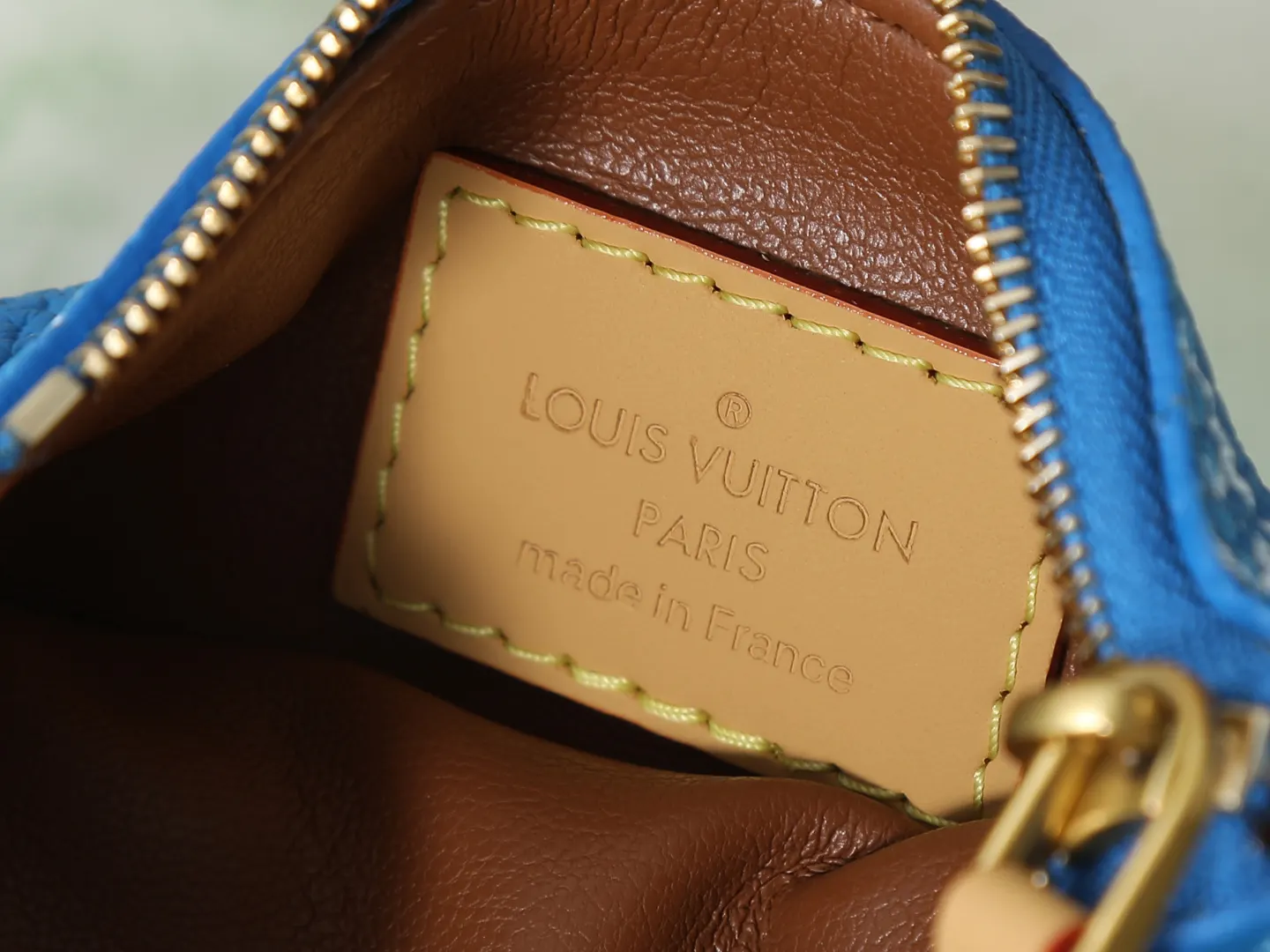 LV Speedy blue yellow color scheme handbag Image 10 LV Speedy blue yellow color scheme handbag Image 10