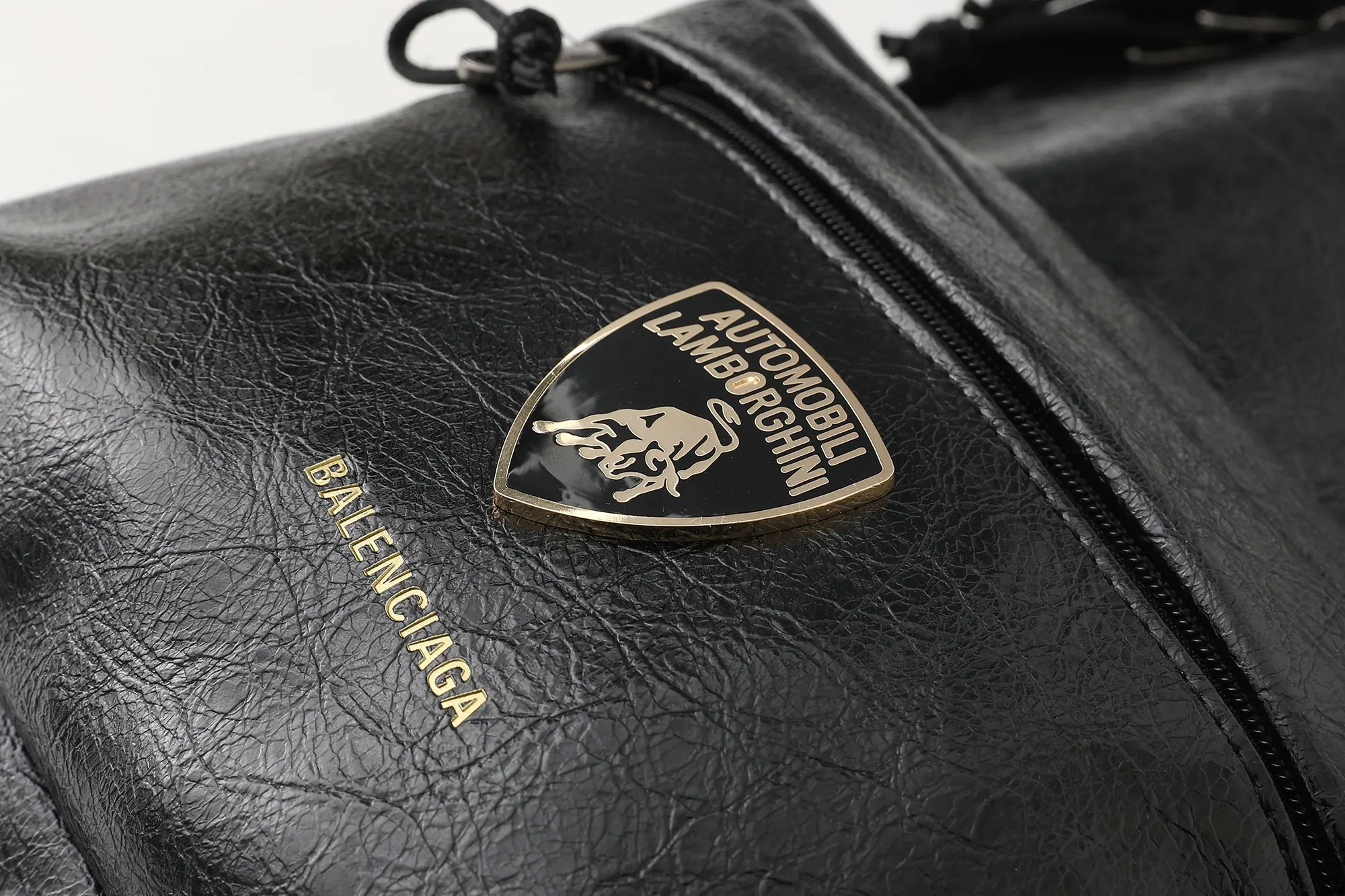 Balenciaga 黑色 皮革 收納包 旅行收納款