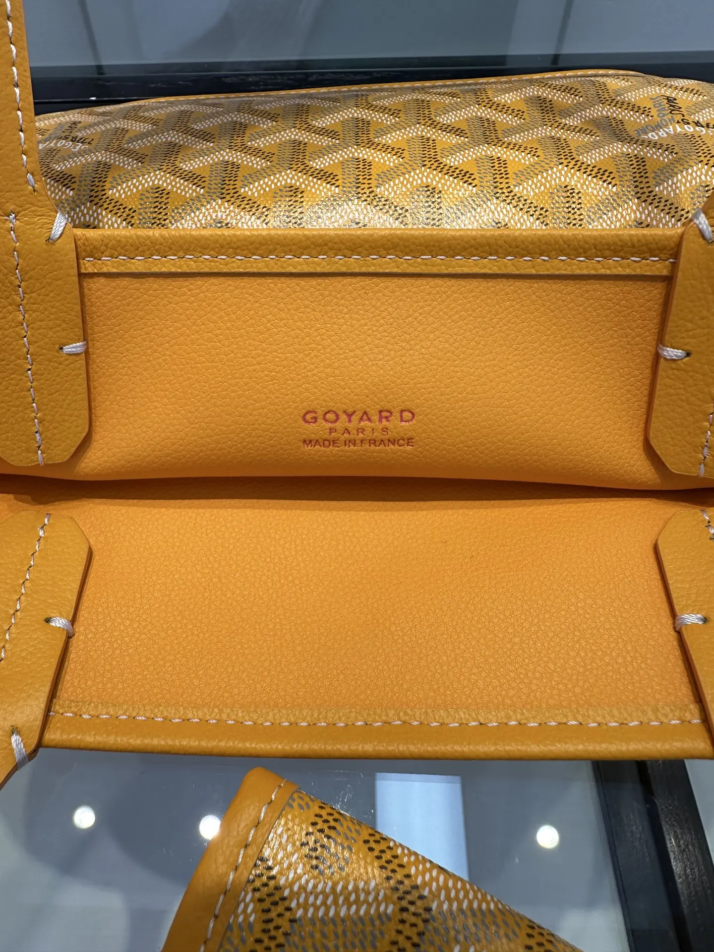 Goyard 黃色 小牛皮 托特包 大容量托特款