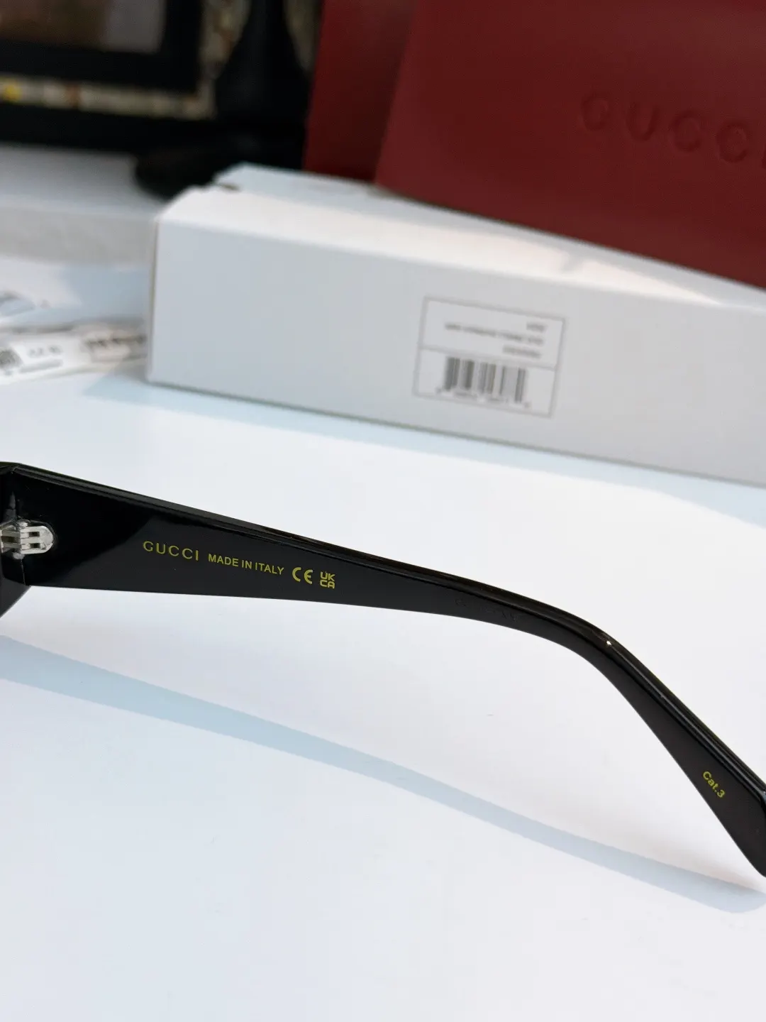 Gucci Rectangular Sunglasses Black