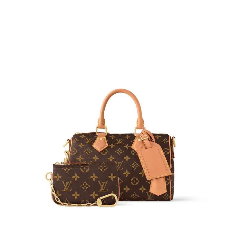 Gold Monogram Top Handle Bag Commuter Leather