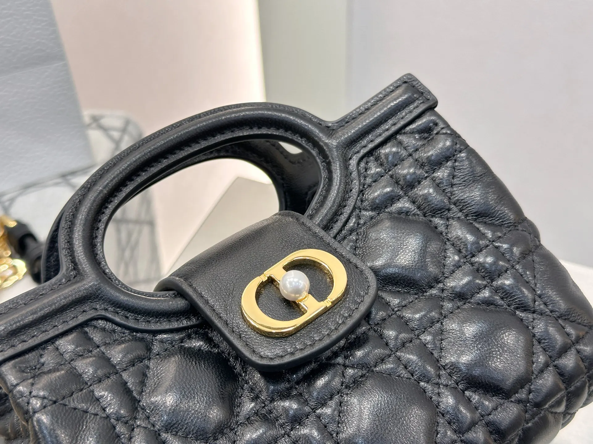 Black White Chain Bag