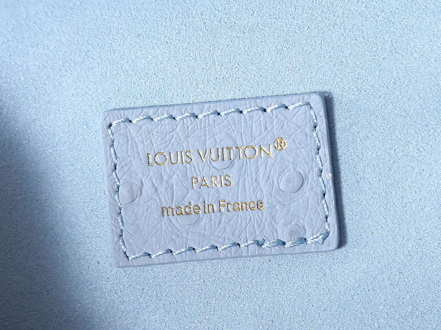 Louis Vuitton Blue Cosmetic Pouch