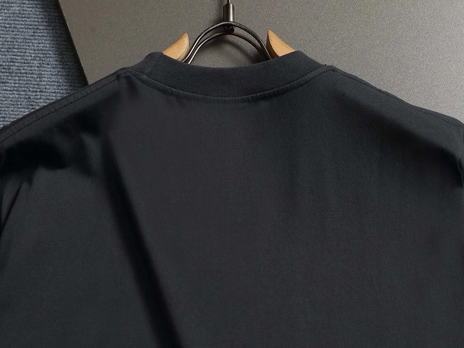Balenciaga Black Logo Short Sleeve T-Shirt Street Casual