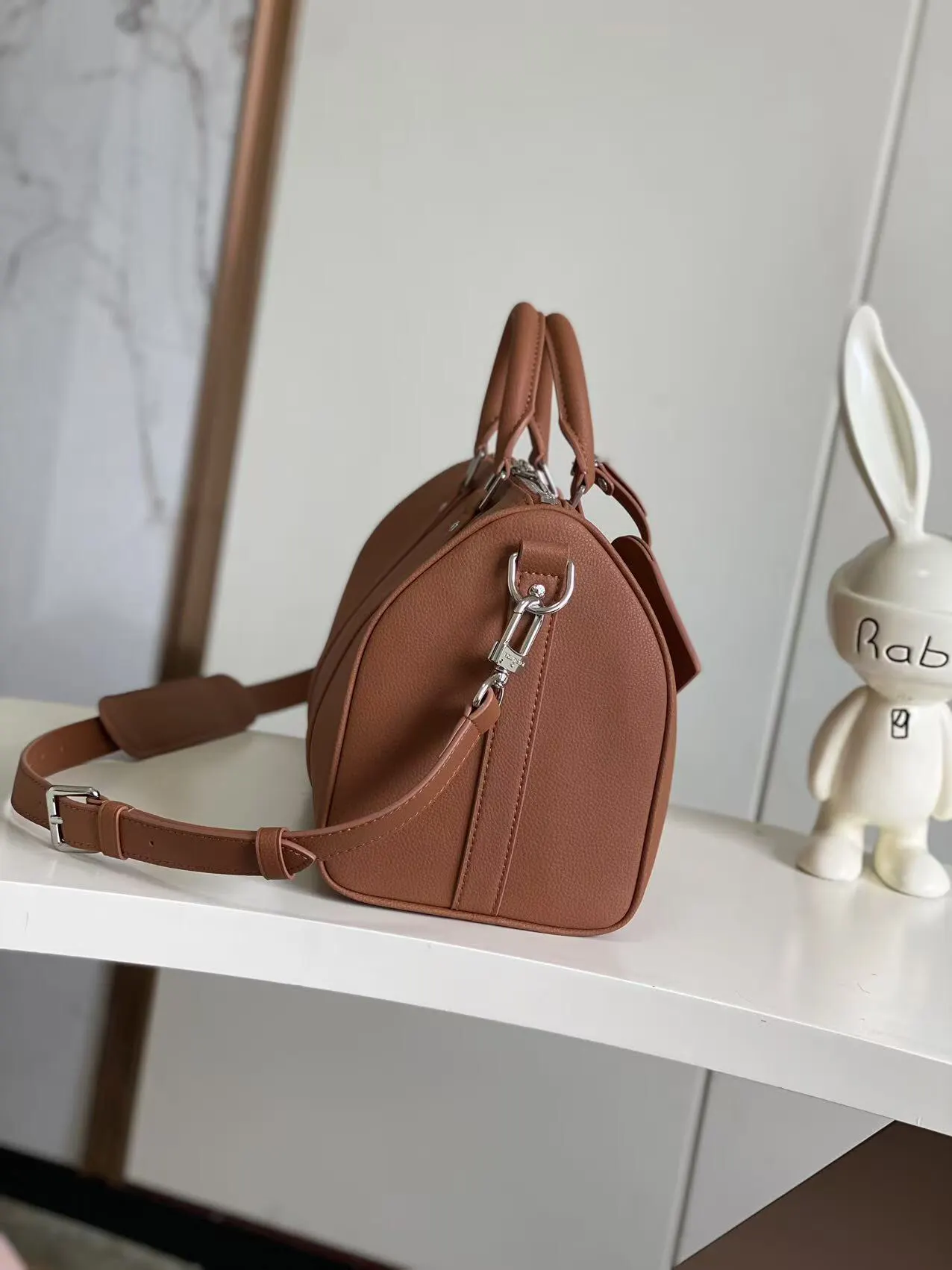 Keepall 棕色 小牛皮 旅行袋 大容量旅行款