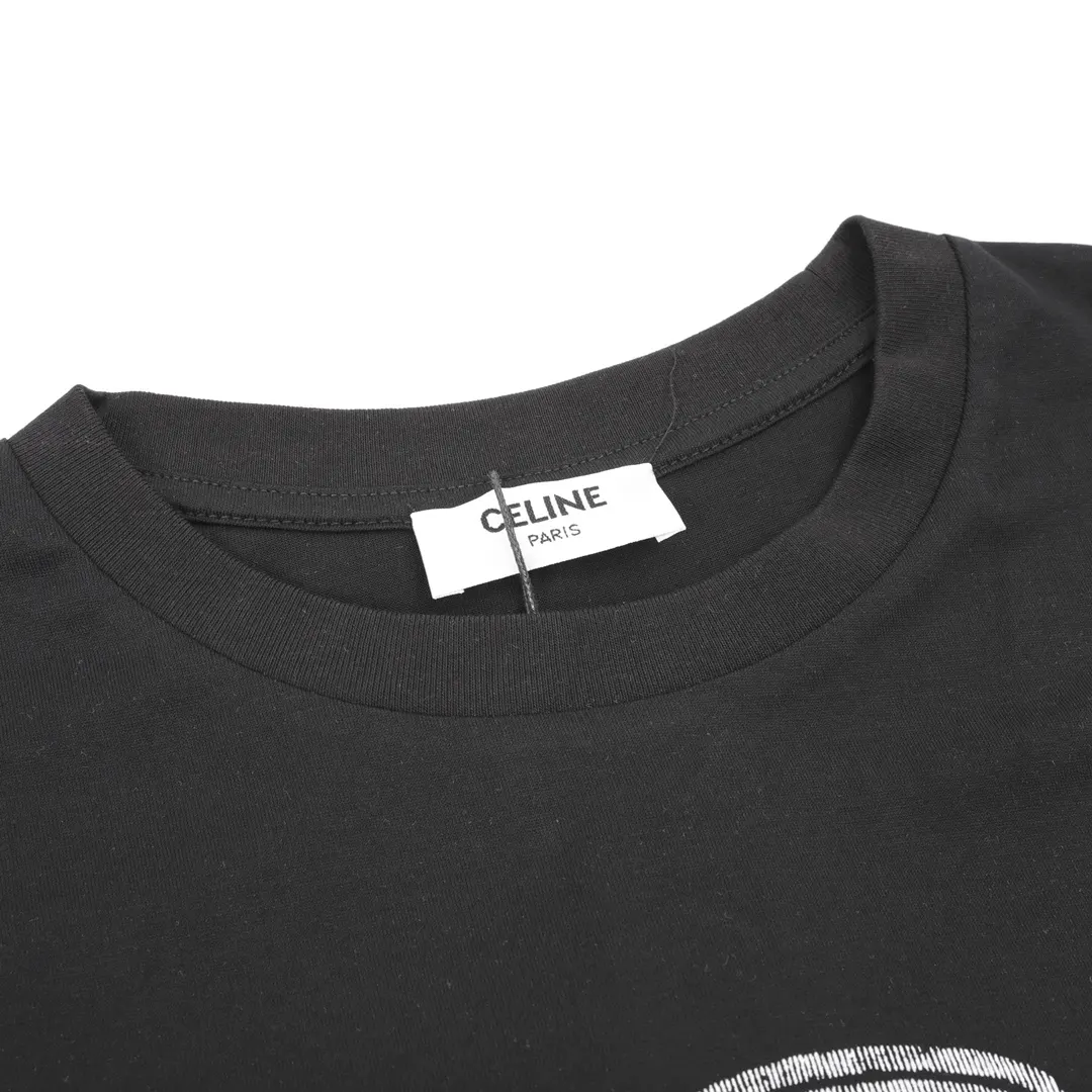 Celine 23SS 印花 纯棉 短袖T恤 日常百搭款