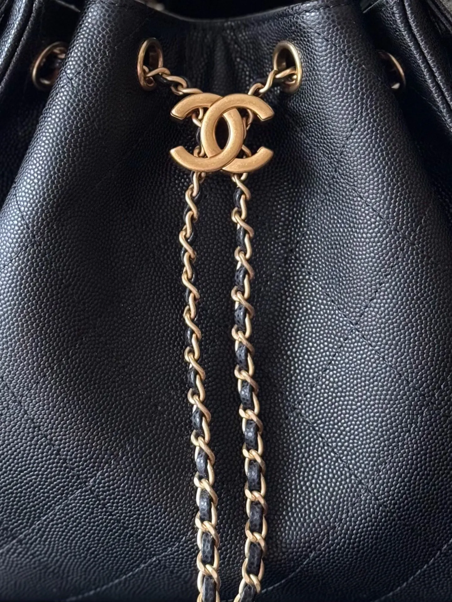 CHANEL Hobo 牛皮 腋下包 复古腋下背款