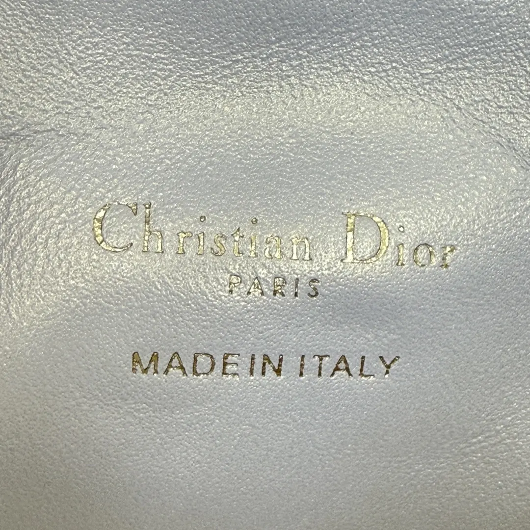 Dior 白色 金色 羊皮 鏈條包 精致鏈條款