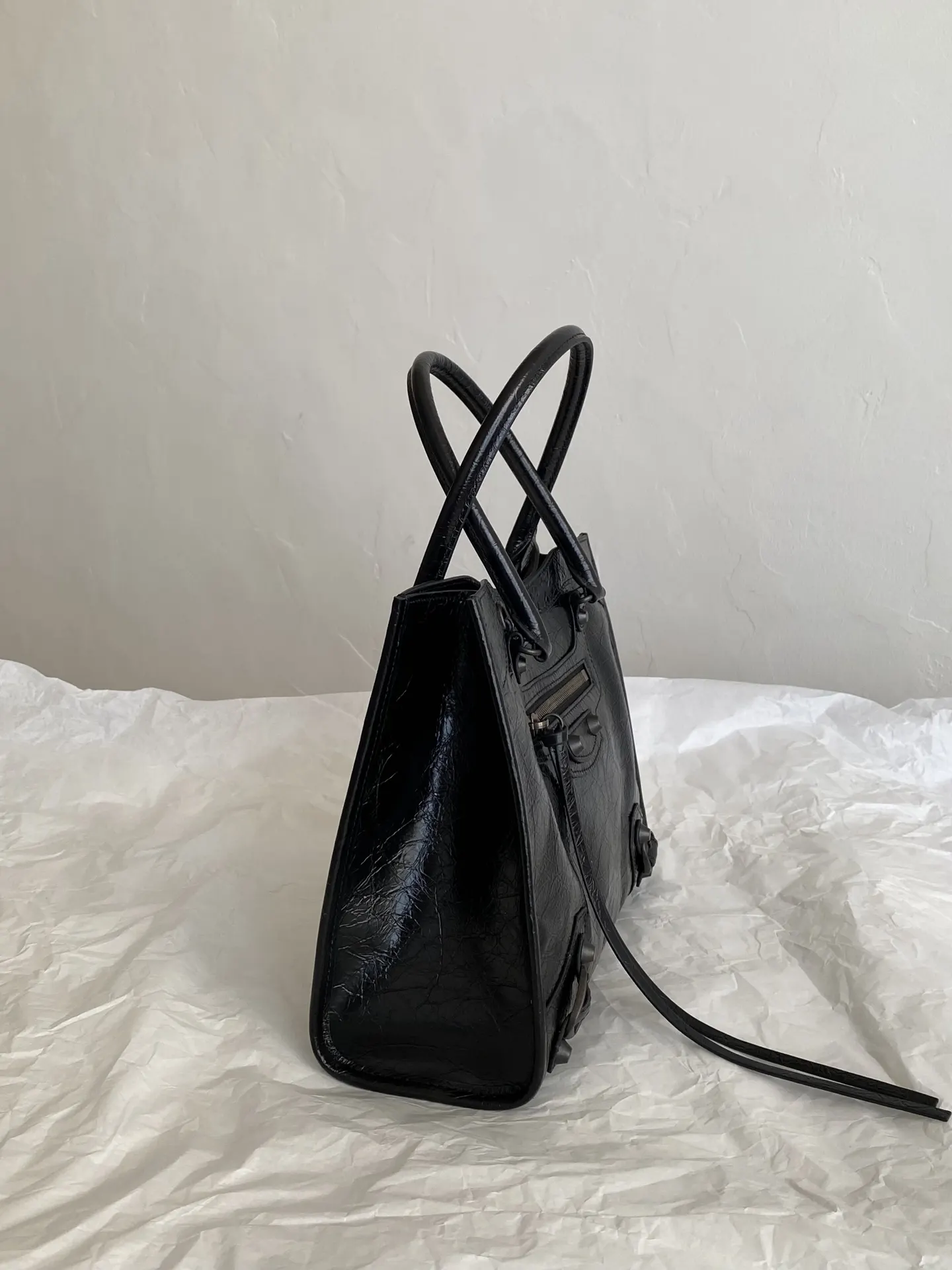 Balenciaga City Le 黑色 腋下包 簡約腋下